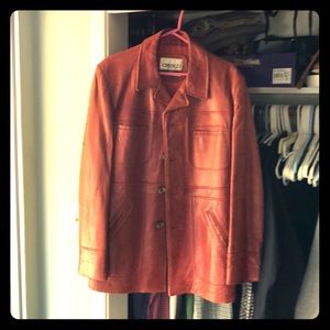 Men’s leather Jacket. Size 42.